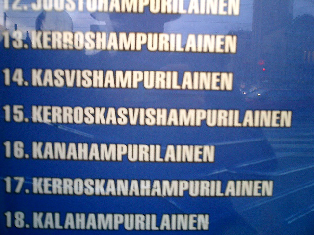 i'll have the one with the longest name