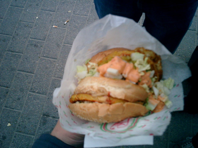 nice veggie burger!