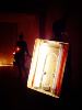 Post-Eats walking Light Installation
